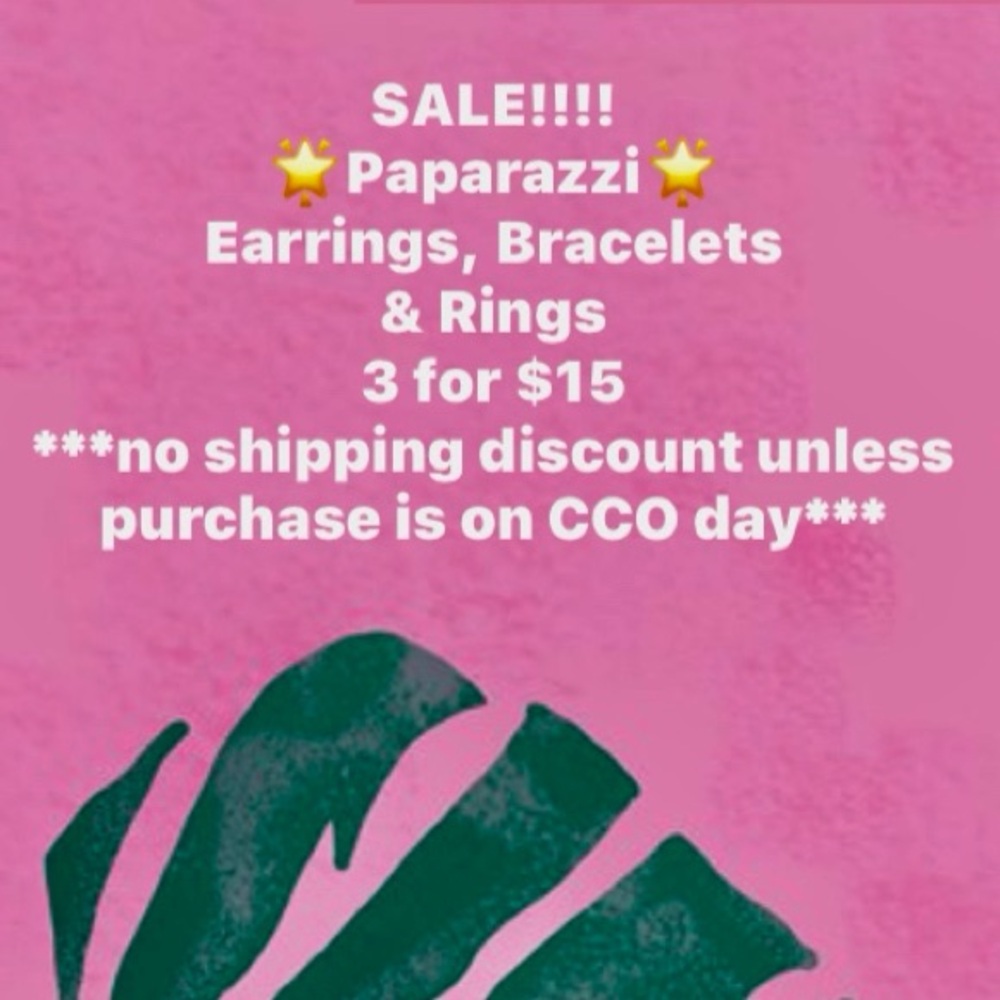 SALE ON PAPARAZZI EARRINGS, Bracelets & RINGS - Picture 2 of 3